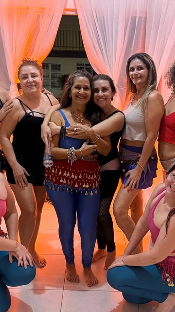 Alunas reunidas em um encontro do studio
